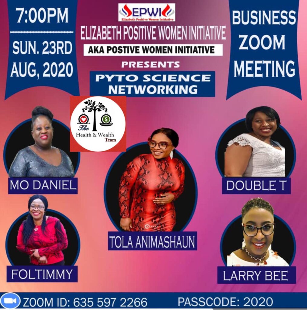 Attend Positive Women Online Business meeting 2020