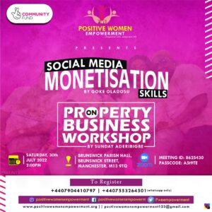 PWE Social media monetization skills program